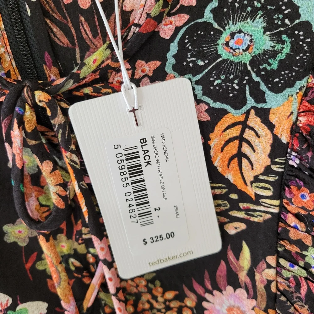 New with tags! Ted Baker London Hendria Mini Dress - Picture 4 of 9